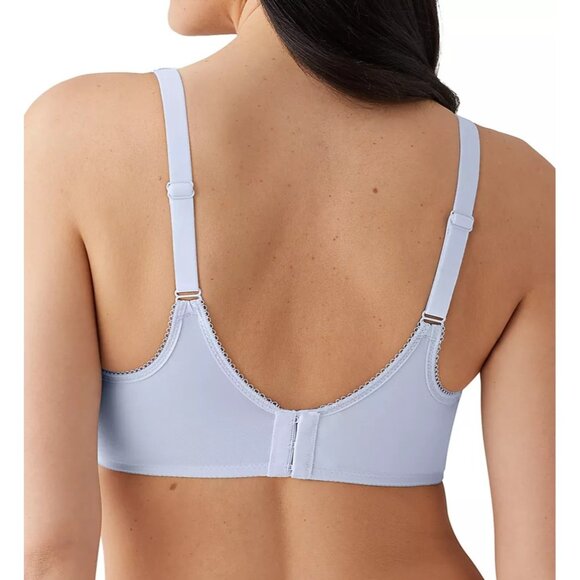 🆕WACOAL Basic Beauty Seamless Spacer Underwire T-Shirt Bra 34DDD Blue #853192 - Picture 2 of 6